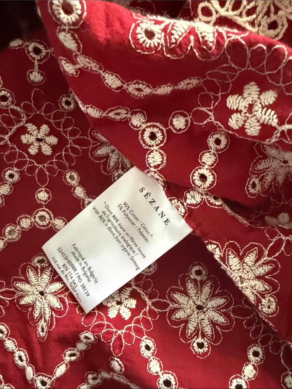 Sezane blouse - Picture 6 of 6